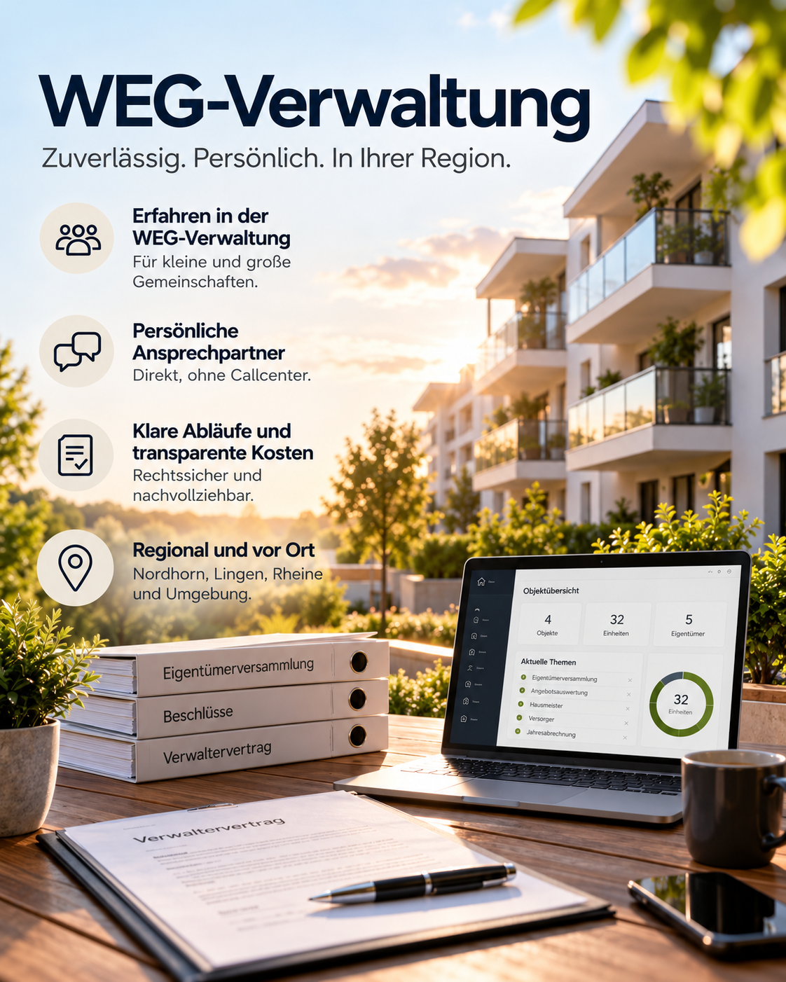 WEG-Verwaltung – professionelle Betreuung für Wohnungseigentümergemeinschaften
